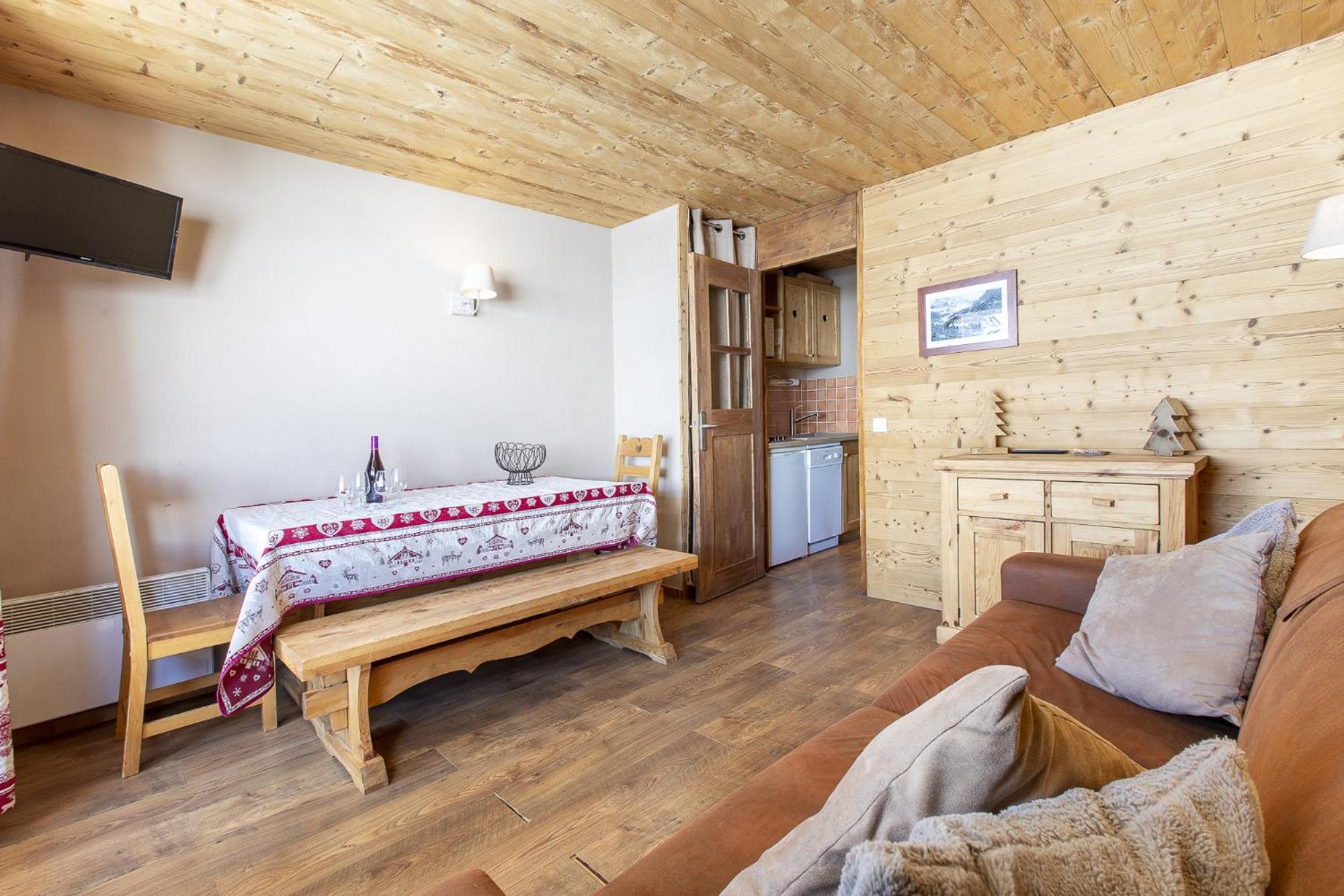 Residence Les Temples Du Soleil - Val Thorens Rom bilde