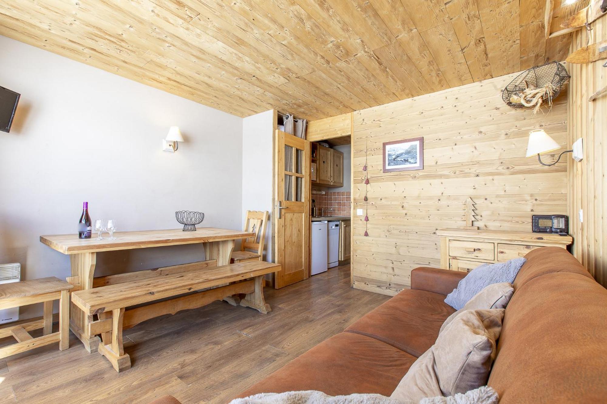 Residence Les Temples Du Soleil - Val Thorens Rom bilde